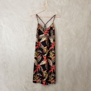 Athleta Tropical Athleisure Fit and Flare Dress